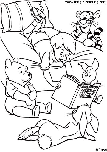 Christopher Robin And Friends Coloring