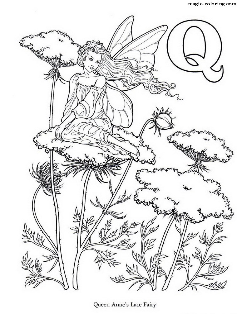 Queen Anne`s Lace Fairy Image
