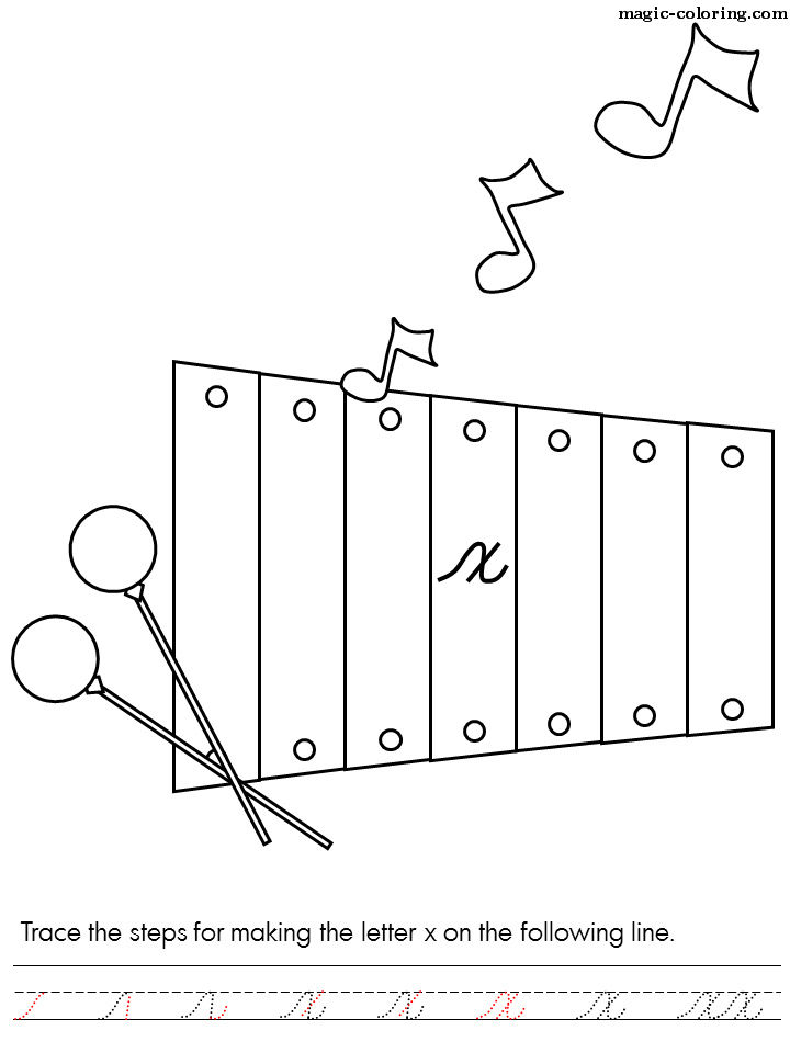 X for Xylophone Notes