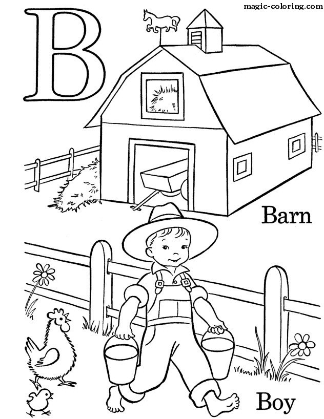 B for Barn And Boy
