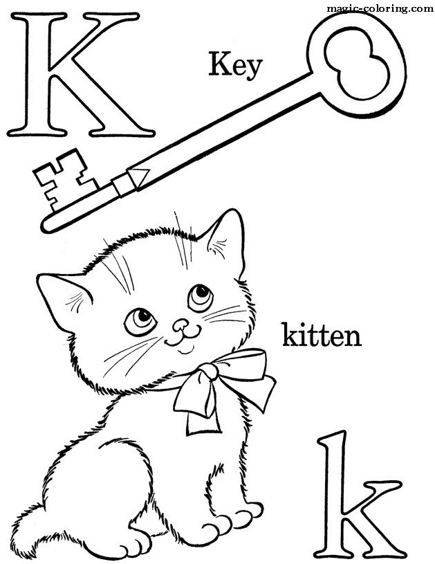 K for Key and Kitten