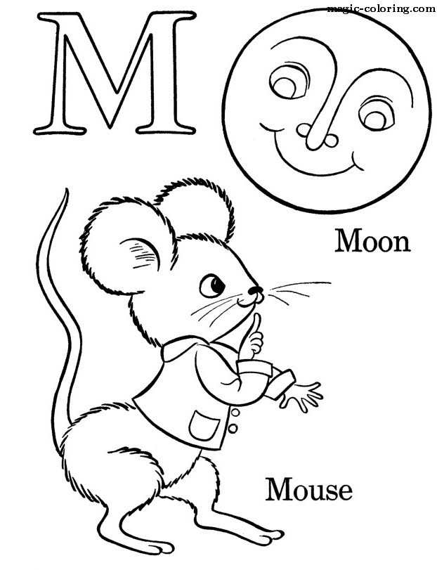M for Moon and Mouse