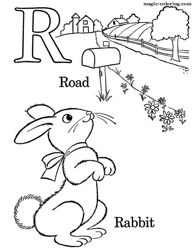 R for Road and Rabbit