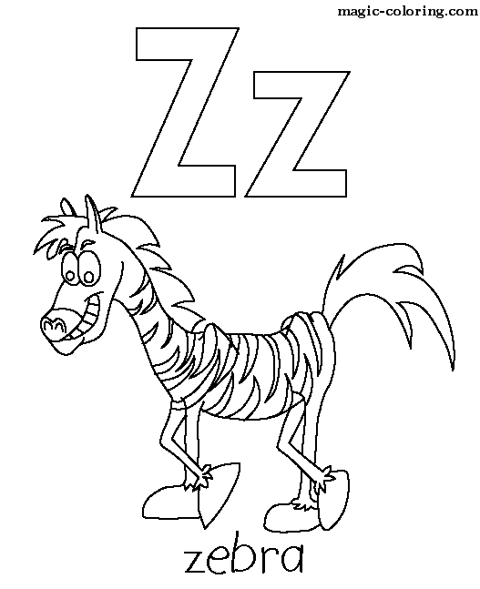 Z for Zebra