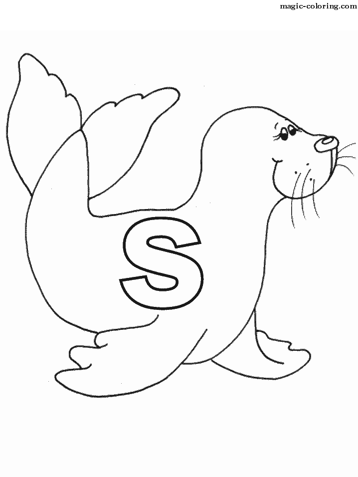 S for Fur Seal