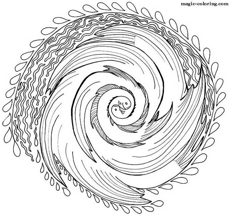 Download MAGIC-COLORING | Mandala -Birds coloring pages