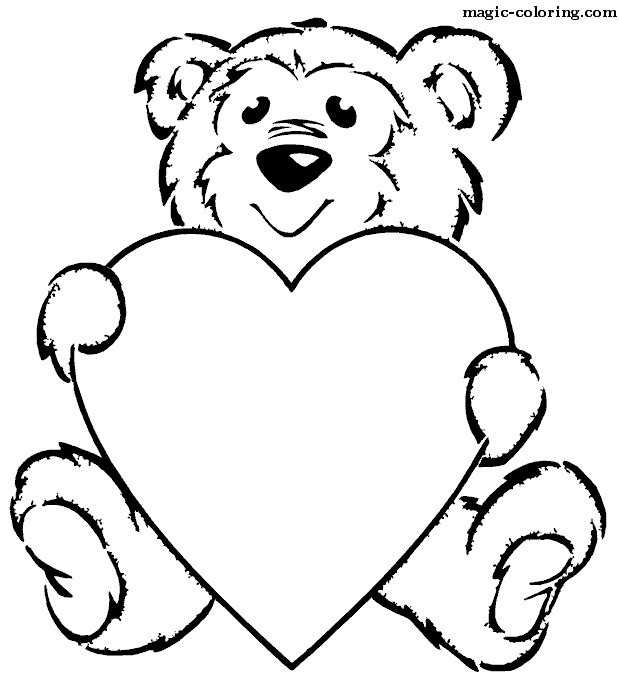 Teddy Bear with big heart
