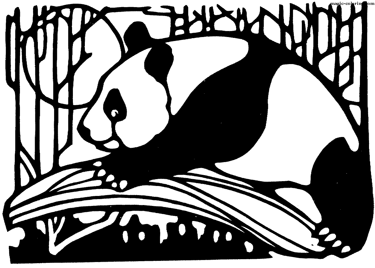 Laying Panda