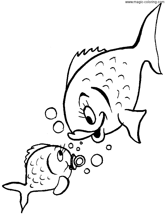 Mother and Baby Fish